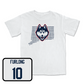 Women's Volleyball White Bleed Blue Comfort Colors Tee - Carly Furlong