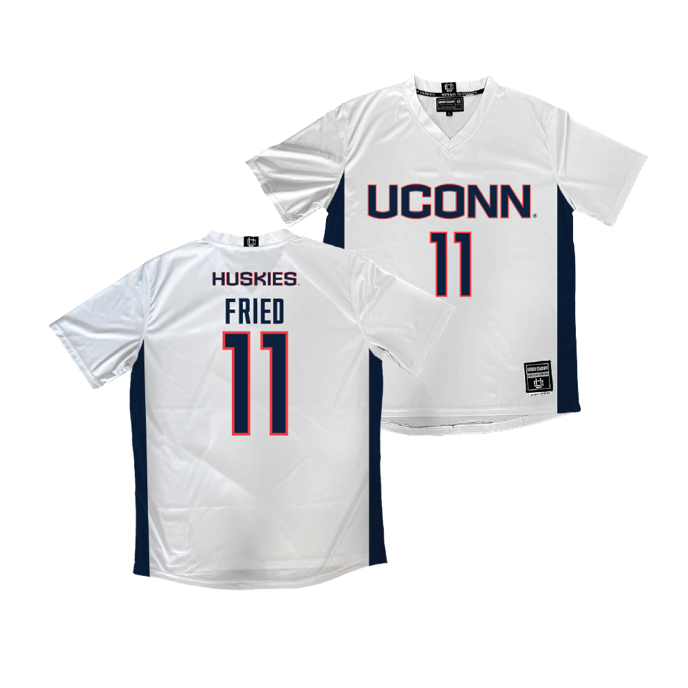 UConn Women's Soccer White Jersey  - Maddie Fried