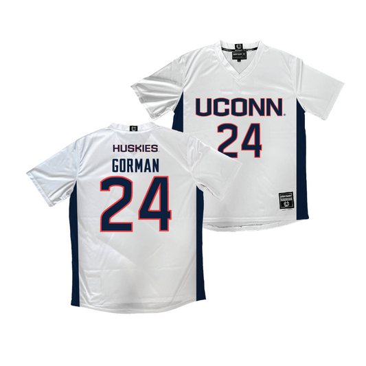 UConn Women's Soccer White Jersey  - Kileigh Gorman