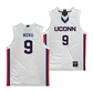 UConn Women's Basketball White Jersey   - Kayleigh Heckel