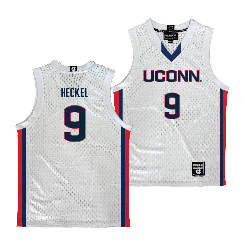 UConn Women's Basketball White Jersey   - Kayleigh Heckel
