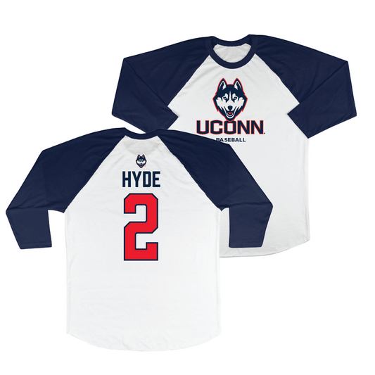 UConn Baseball 3/4 Sleeve Raglan Tee - Ryan Hyde | #2