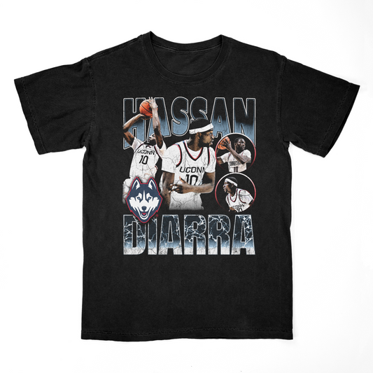 EXCLUSIVE RELEASE: Hassan Diarra 90s Graphic Black Tee