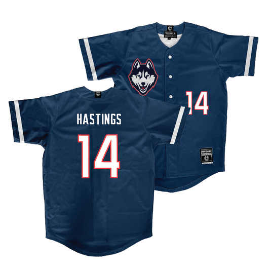 UConn Softball Navy Jersey - Alexis Hastings | #14