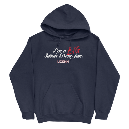 EXCLUSIVE RELEASE: Sarah Strong Big Fan Navy Hoodie