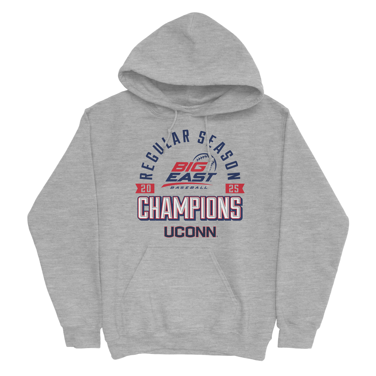 UConn Baseball 2025 Regular Season Champions Big East Locker Room Hoodie