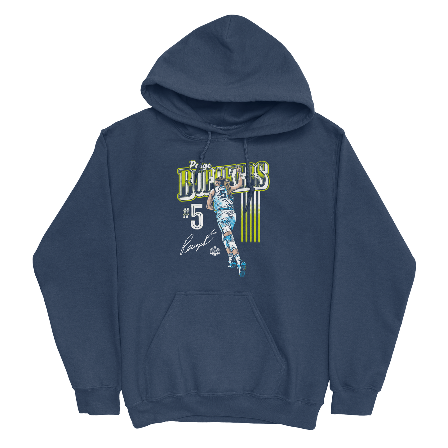 EXCLUSIVE RELEASE: Paige Bueckers Stripes Navy Hoodie