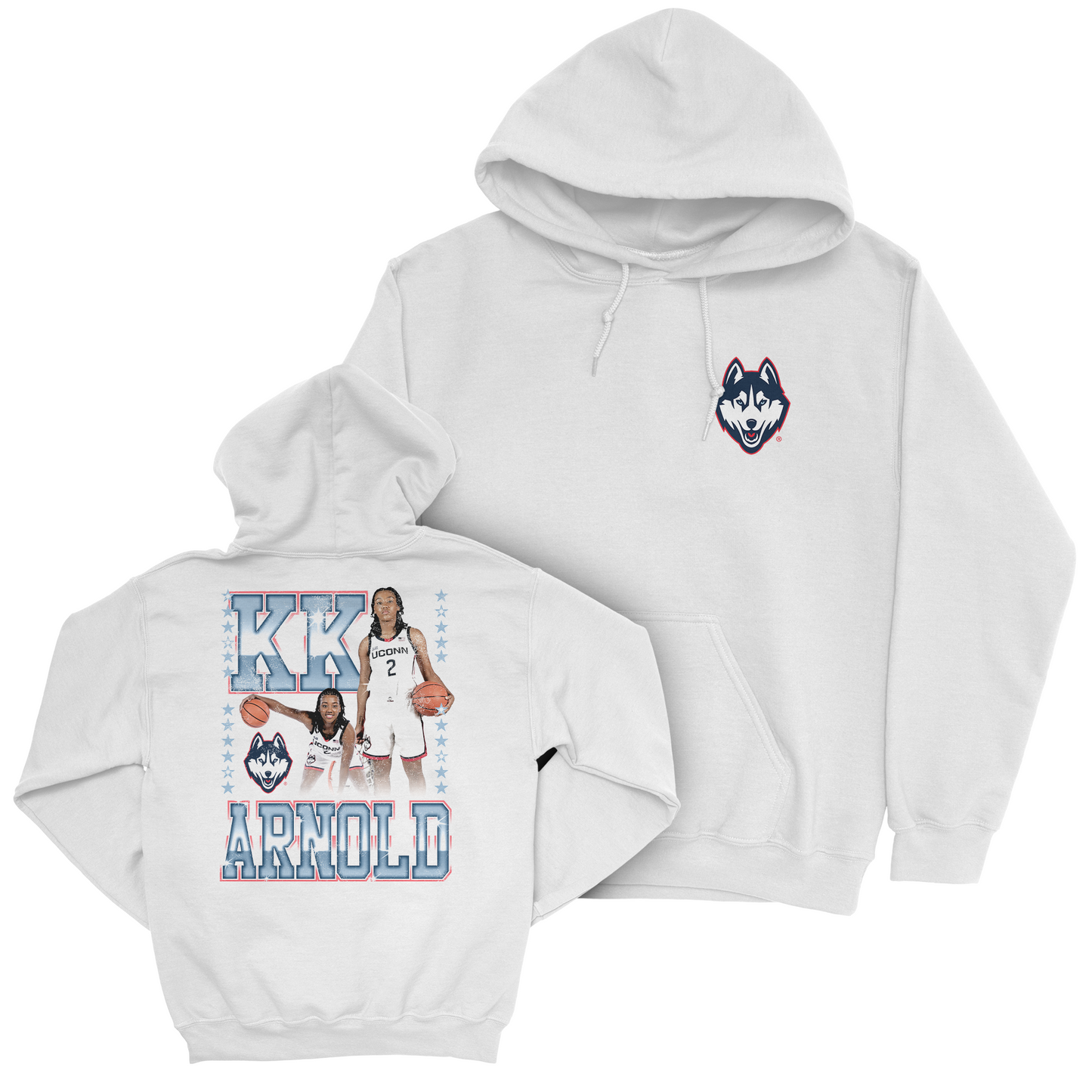 EXCLUSIVE RELEASE: KK Arnold 90s Retro White Hoodie