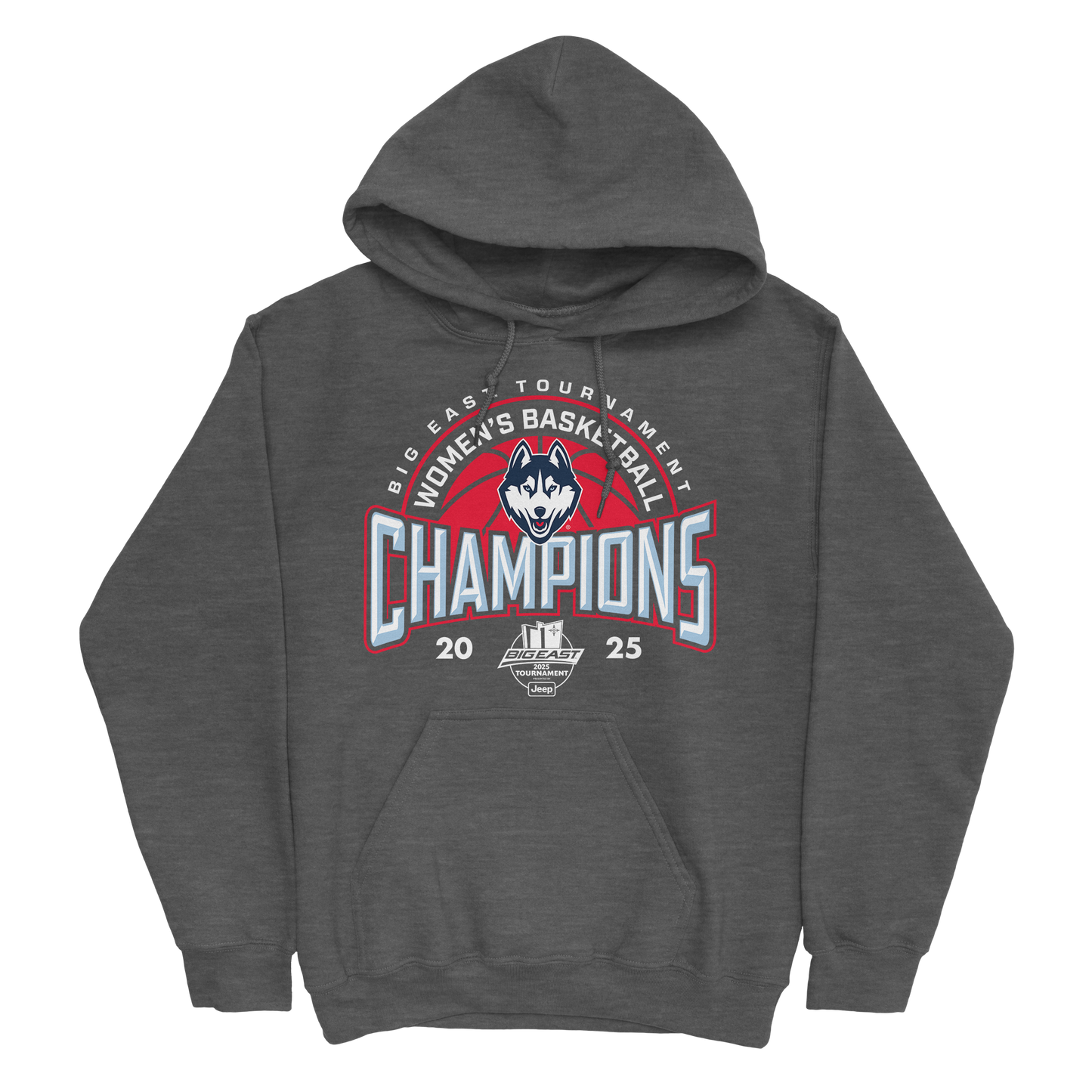 UConn Women's Basketball 2024-25 Big East WBB Tournament Champions Locker Room Hoodie