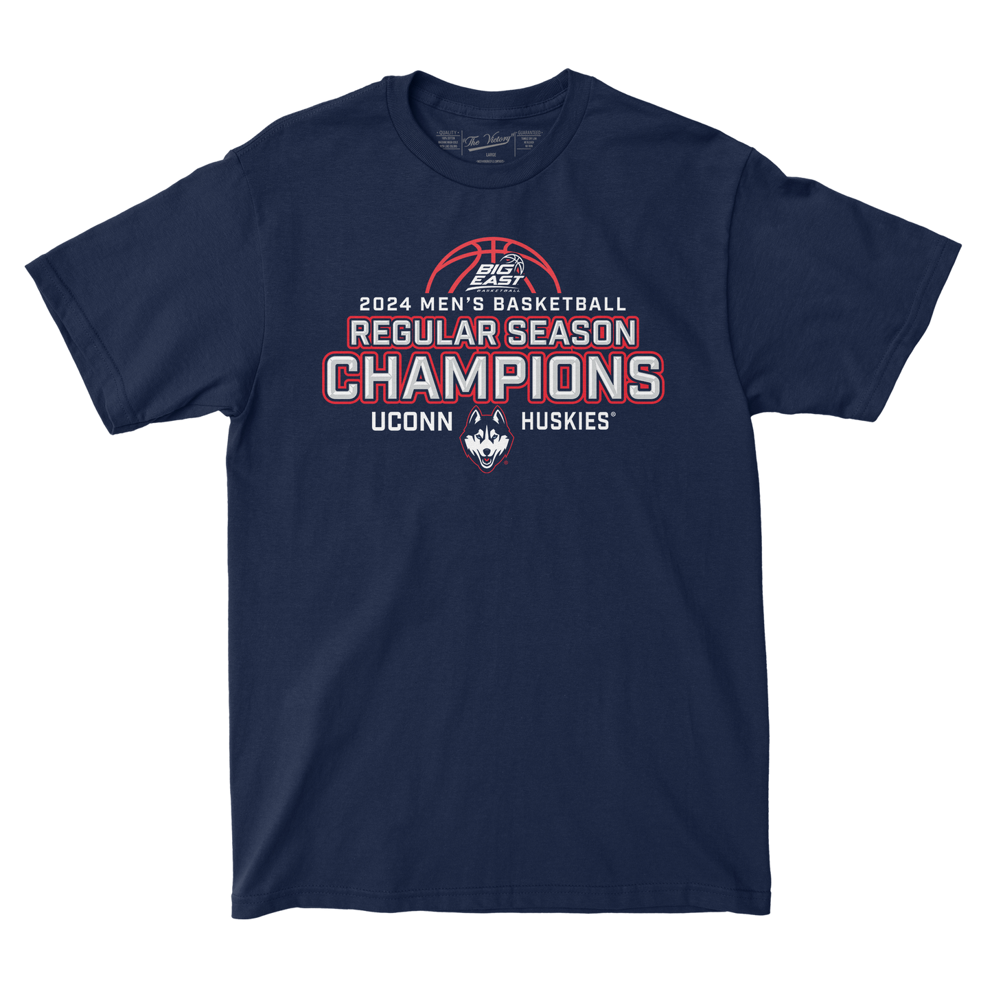 UConn Men's Basketball 2024 Regular Season Champions T-Shirt by Retro Brand