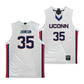 UConn Men's Basketball White Jersey - Samson Johnson | #35