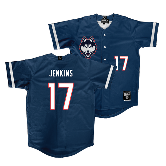 UConn Softball Navy Jersey - Grace Jenkins | #17