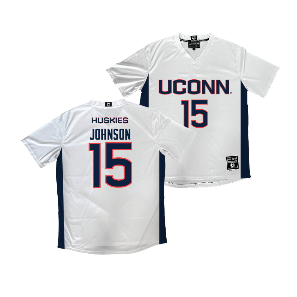 UConn Women's Soccer White Jersey  - Anaya Johnson