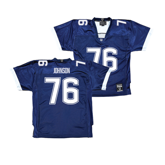 Navy UConn Football Jersey   - Toriyan Johnson