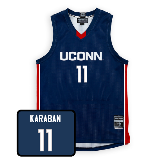 Navy Men's Basketball UConn Jersey - Alex Karaban