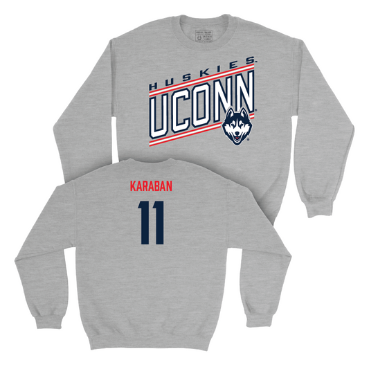 Sport Grey Men's Basketball Vintage Crewneck - Alex Karaban