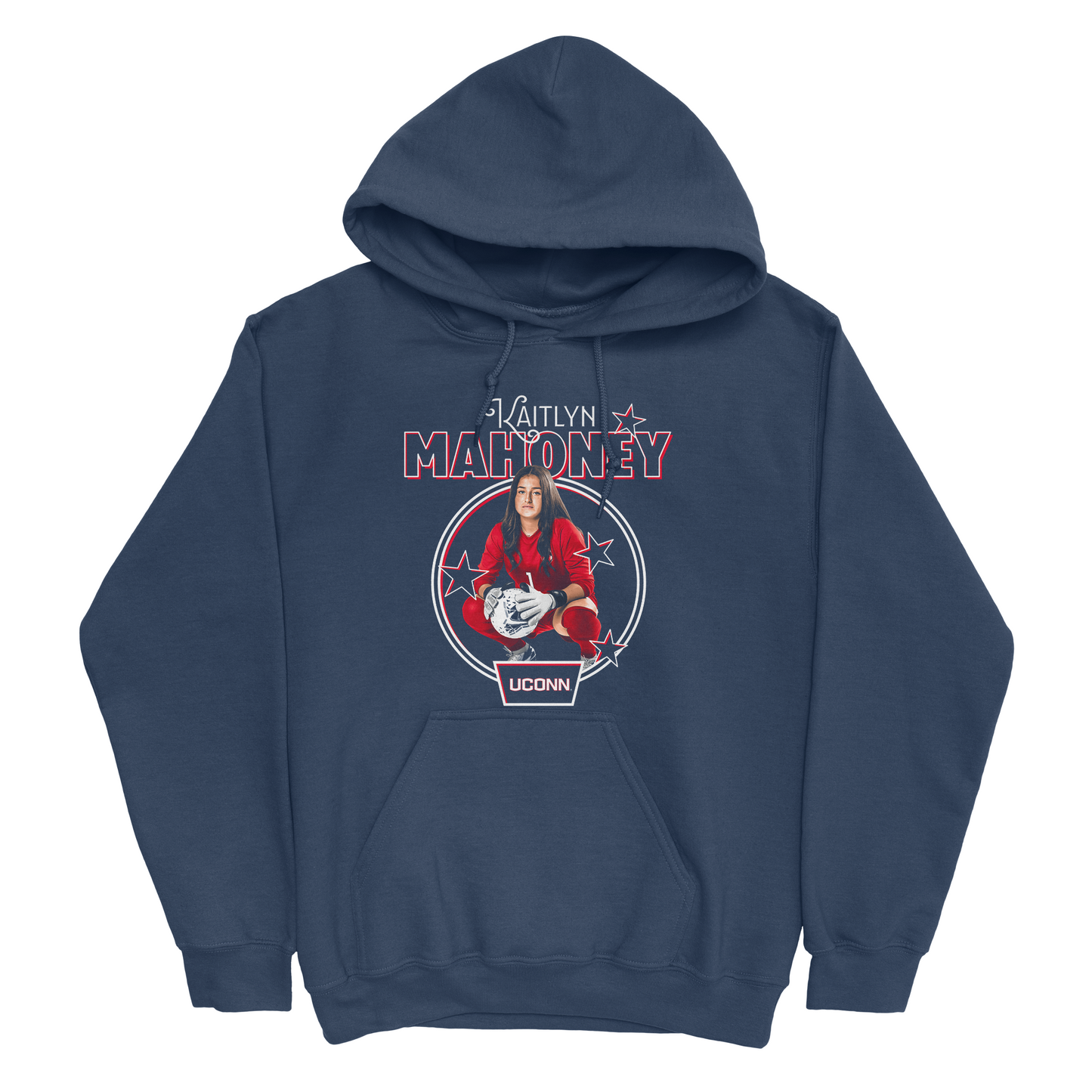 EXCLUSIVE RELEASE: Kaitlyn Mahoney Portrait Navy Hoodie