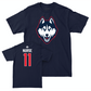 Legacy Collection: UConn Women's Basketball Navy Legacy Tee - Kia Nurse | #11