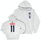 Legacy Collection: UConn Women's Basketball White Logo Hoodie - Kia Nurse | #11