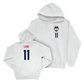 UConn Baseball Logo White Hoodie  - Connor Lane