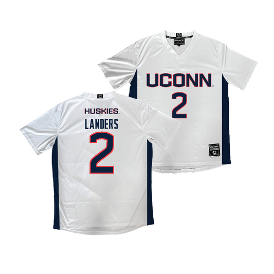 UConn Women's Soccer White Jersey - Chloe Landers | #2