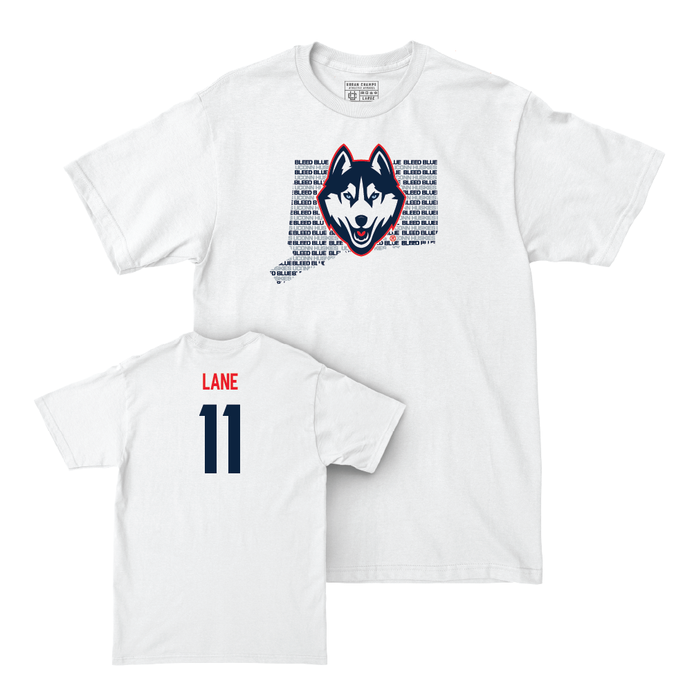 Baseball White Bleed Blue Comfort Colors Tee  - Connor Lane