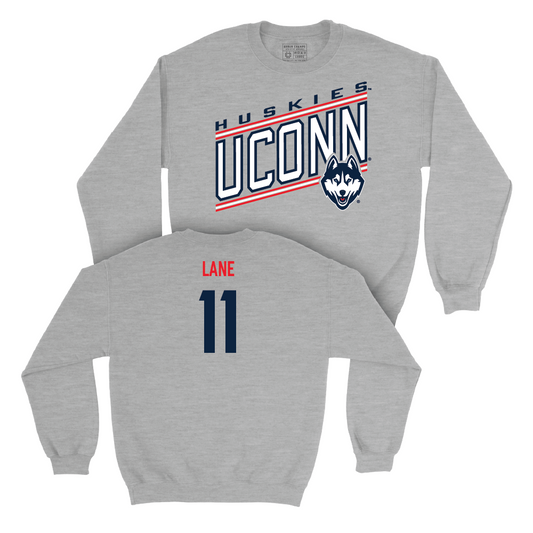 Sport Grey Baseball Vintage Crewneck  - Connor Lane