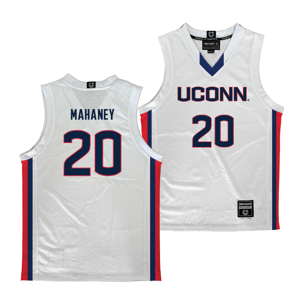 UConn Men's Basketball White Jersey  - Aidan Mahaney