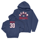 UConn Men's Basketball Arch Navy Hoodie  - Liam McNeeley