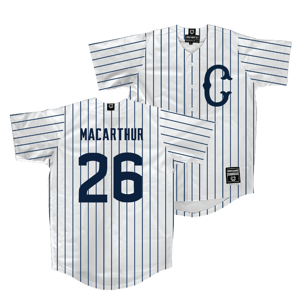 UConn Baseball White Jersey  - Grant MacArthur