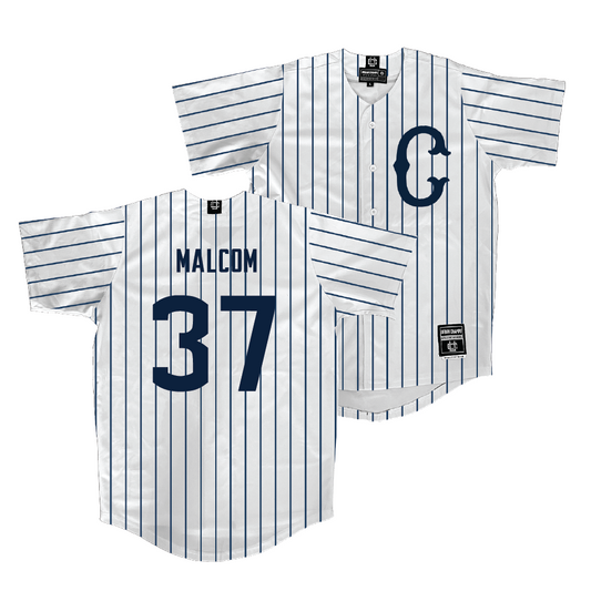 UConn Baseball White Jersey - Matthew Malcom | #37