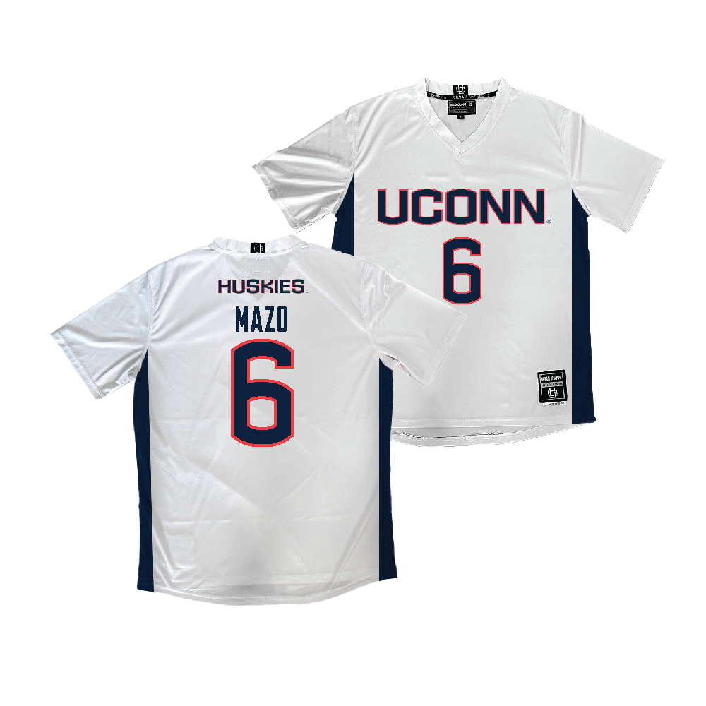 UConn Women's Soccer White Jersey - Jessica Mazo | #6