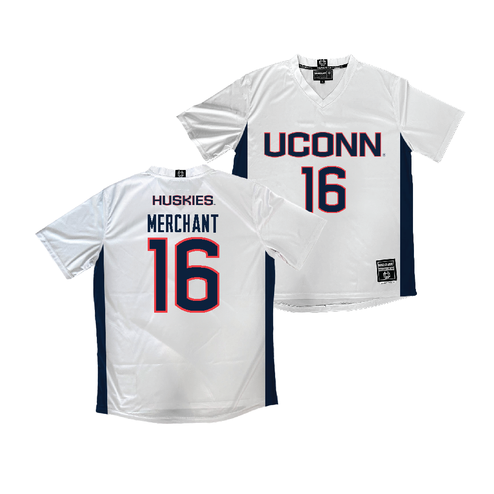 UConn Women's Soccer White Jersey - Abbey Merchant | #16