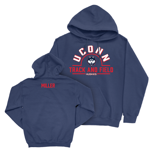 UConn Women's Track & Field Arch Navy Hoodie  - Emily Miller