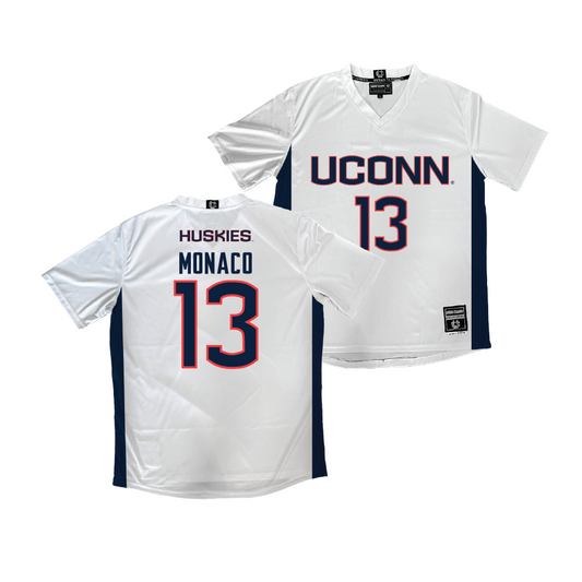 UConn Women's Soccer White Jersey  - Kelly Monaco