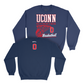 UConn Men's Basketball Hoops Navy Crew  - Ahmad Nowell