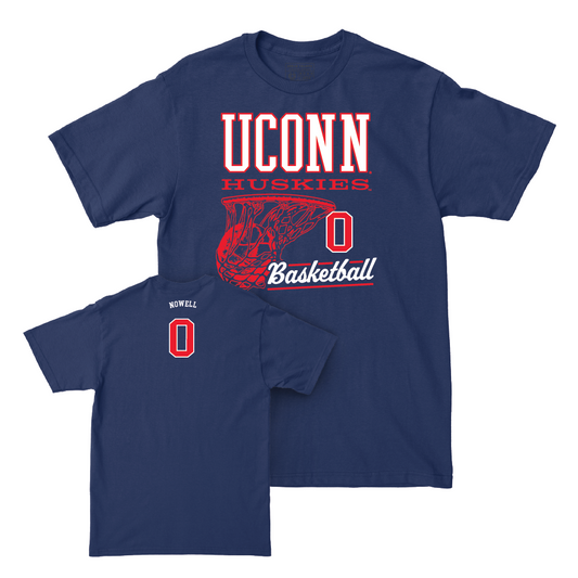 UConn Men's Basketball Hoops Navy Tee  - Ahmad Nowell