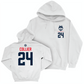Legacy Collection: UConn Women's Basketball White Logo Hoodie - Napheesa Collier | #24