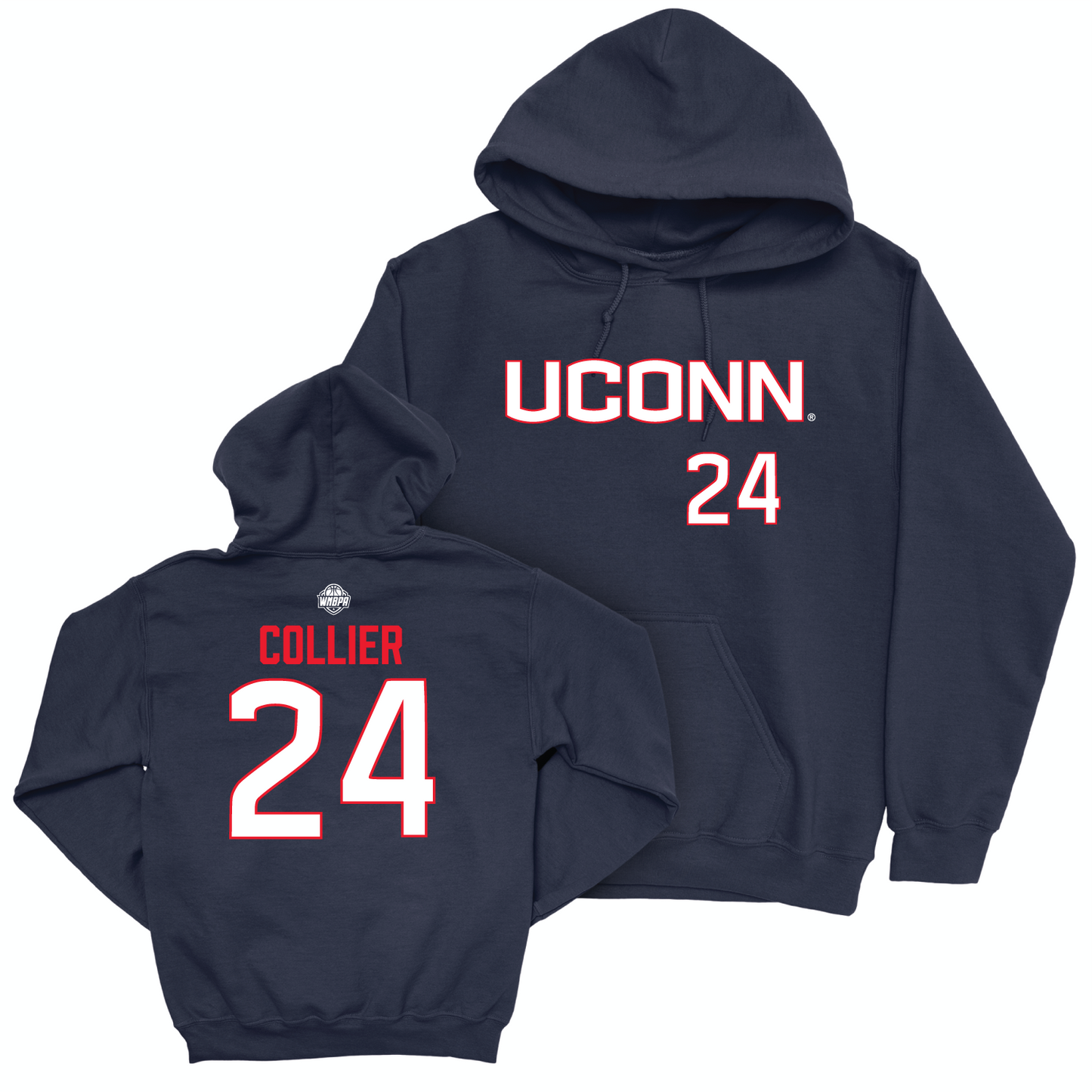 Legacy Collection: UConn Women's Basketball Navy Sideline Hoodie - Napheesa Collier | #24