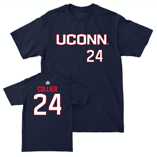Legacy Collection: UConn Women's Basketball Navy Sideline Tee - Napheesa Collier | #24