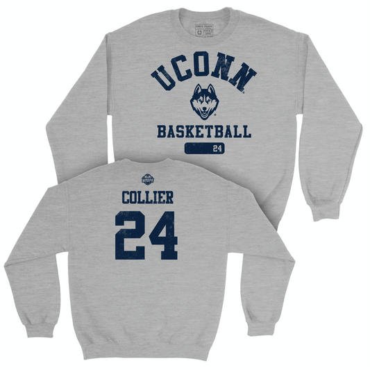 Legacy Collection: UConn Women's Basketball Sport Grey Varsity Crew - Napheesa Collier | #24