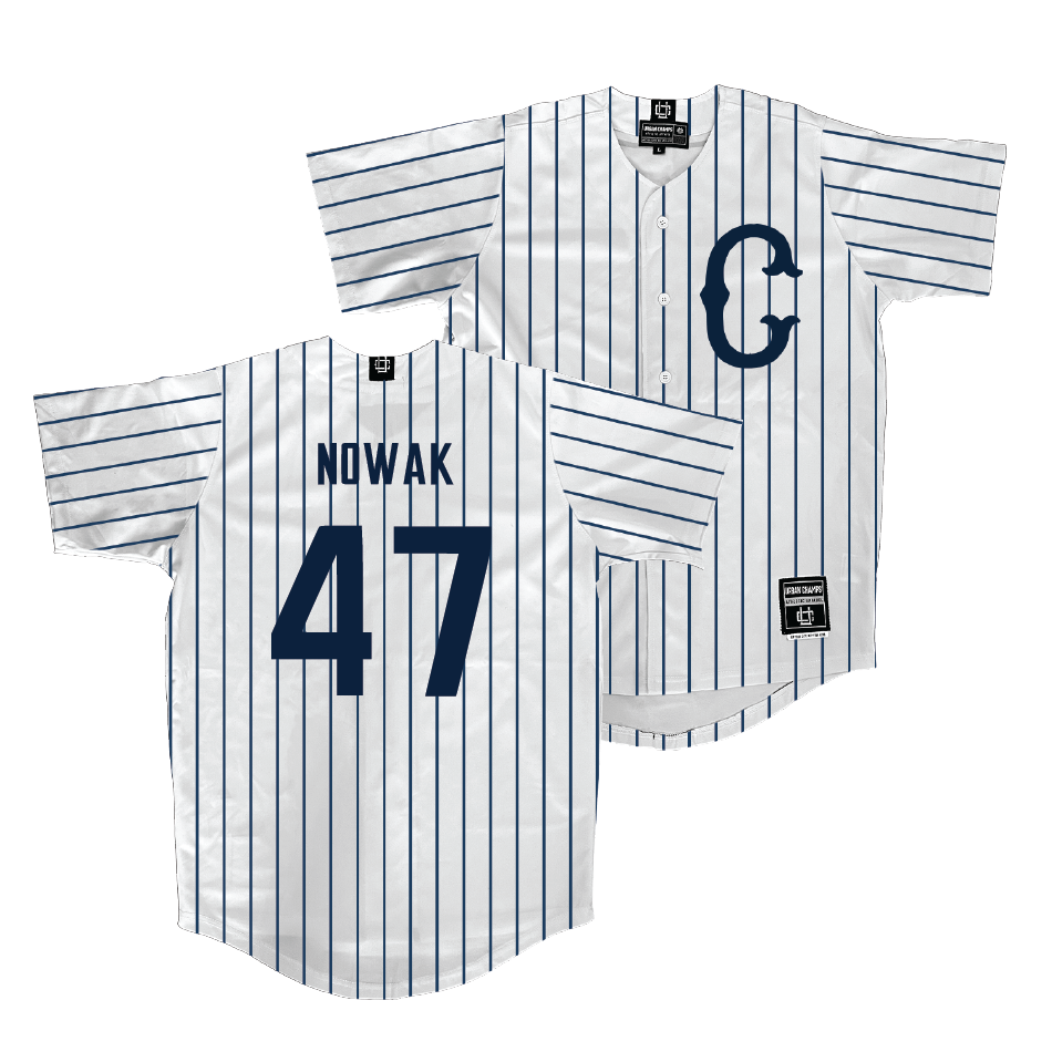 UConn Baseball White Jersey - Will Nowak | #47