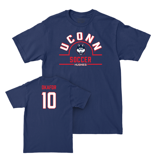 UConn Women's Soccer Arch Navy Tee - Chioma Okafor | #10