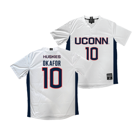 UConn Women's Soccer White Jersey - Chioma Okafor | #10