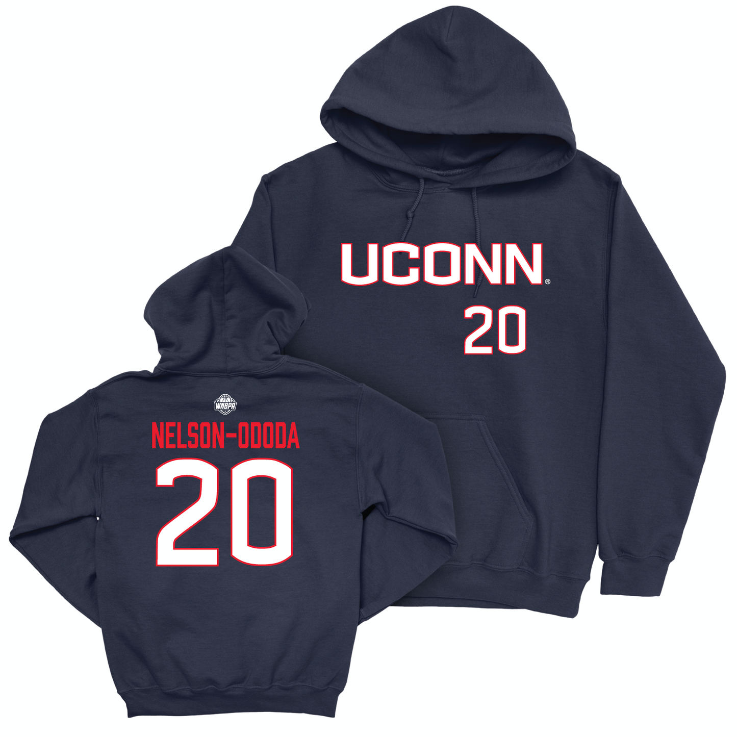 Legacy Collection: UConn Women's Basketball Navy Sideline Hoodie - Olivia Nelson-Ododa | #20