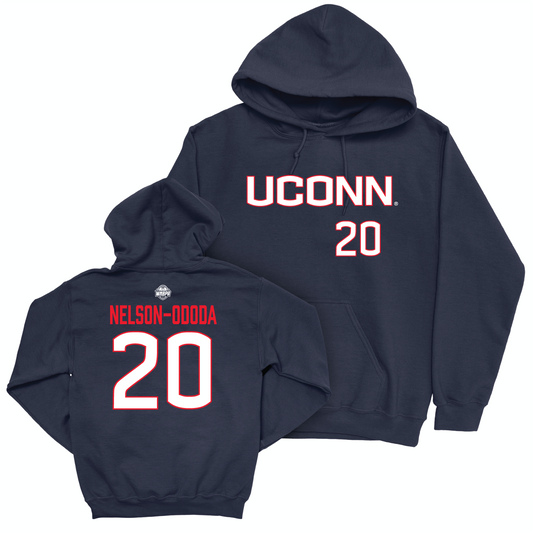 Legacy Collection: UConn Women's Basketball Navy Sideline Hoodie - Olivia Nelson-Ododa | #20