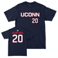 Legacy Collection: UConn Women's Basketball Navy Sideline Tee - Olivia Nelson-Ododa | #20