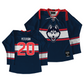 UConn Women's Ice Hockey Navy Jersey - Claire Peterson | #20