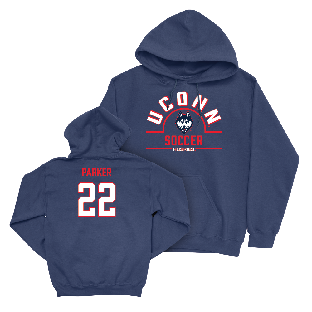 UConn Women's Soccer Arch Navy Hoodie  - Syrai Parker