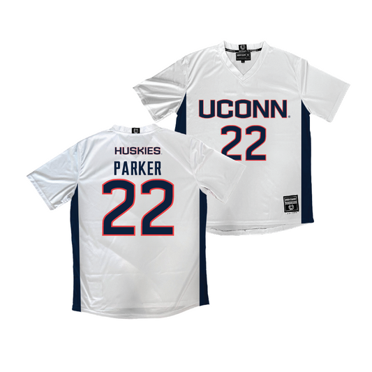 UConn Women's Soccer White Jersey  - Syrai Parker